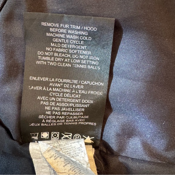 Pajar Canada goose black down fur hood women’s winter long parka jacket Sz S - Picture 10 of 10